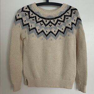 Loft Cream Knit Sweater